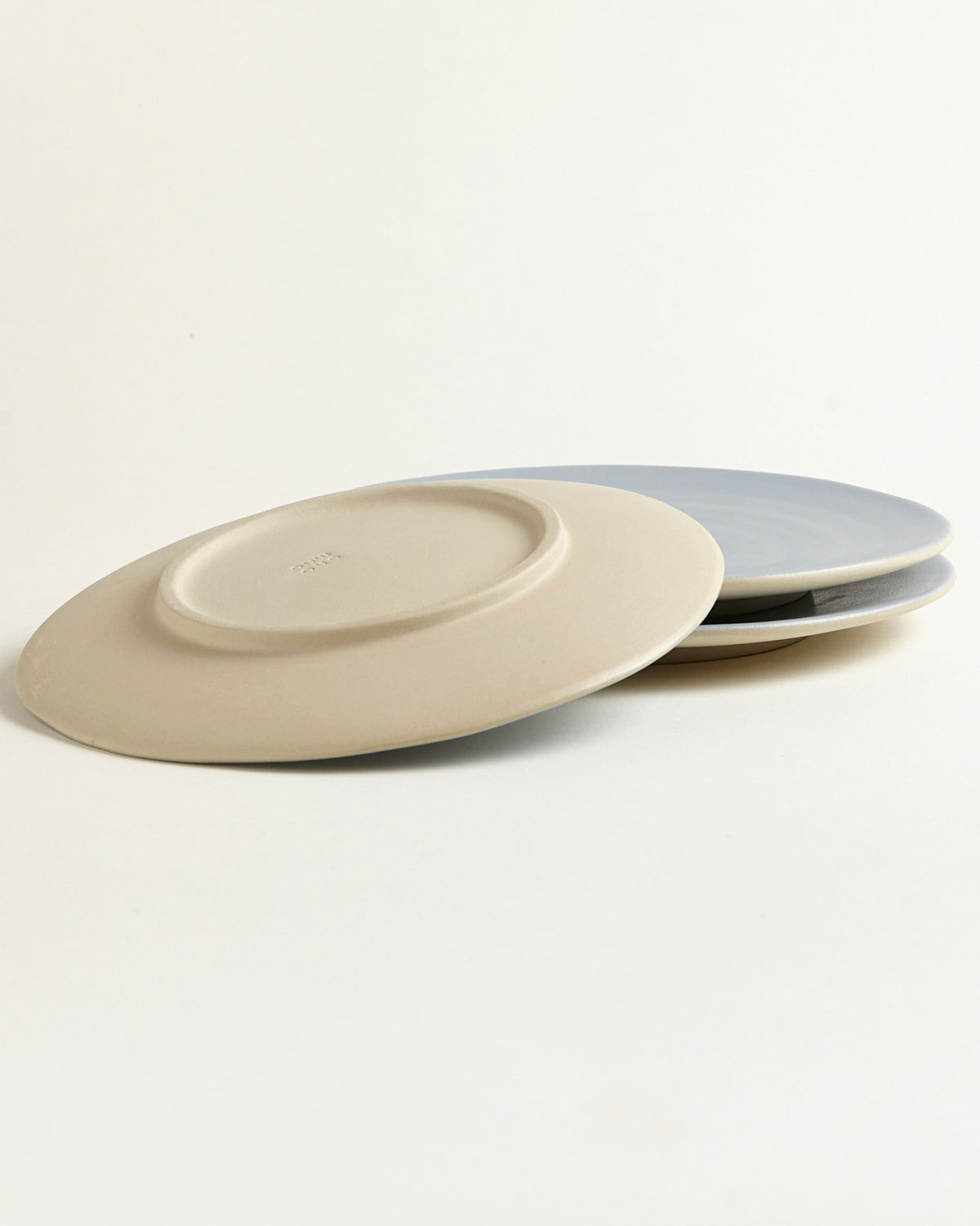 Small Plate - Dove Blue Inside