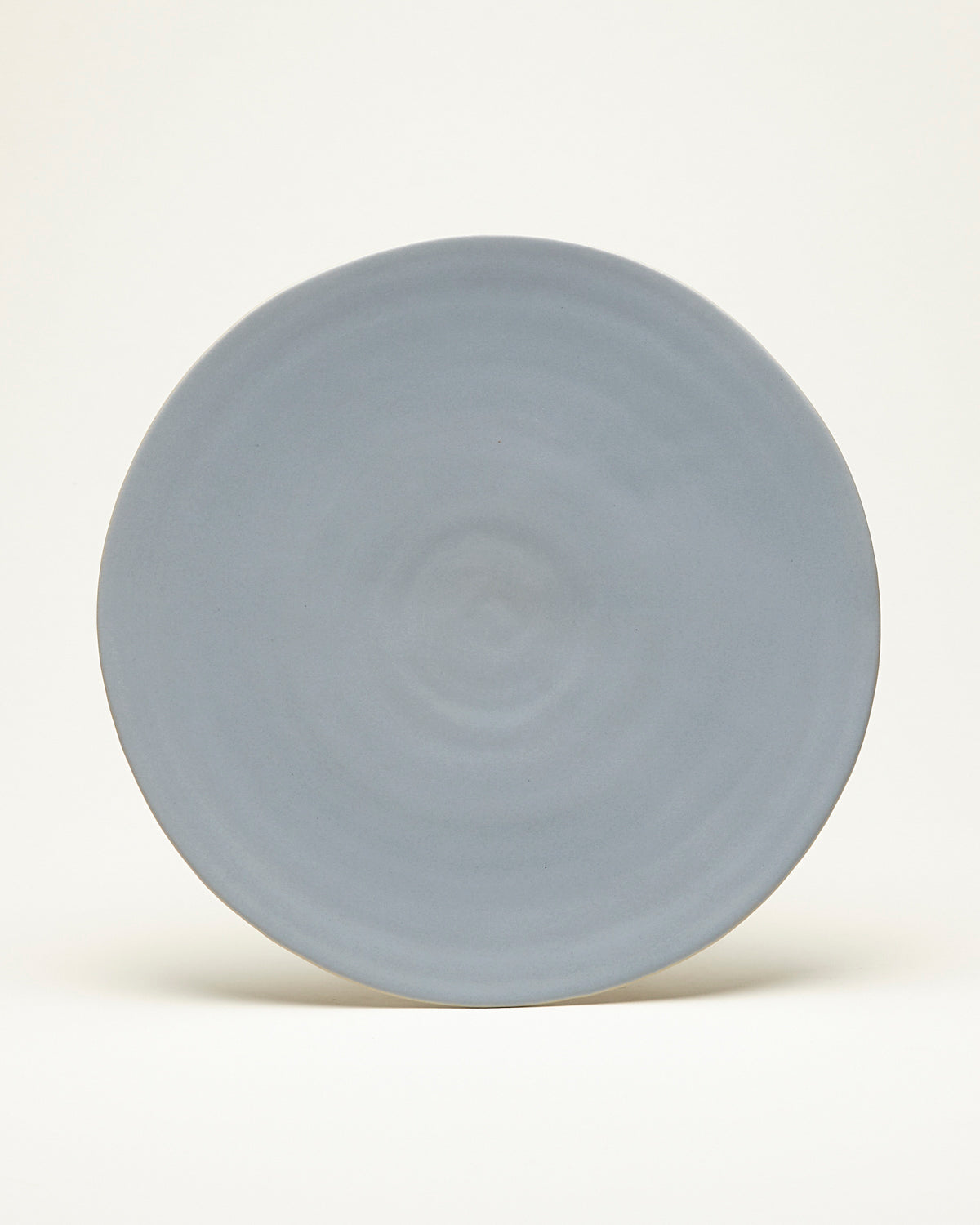 Large Plate - Dove Blue Inside
