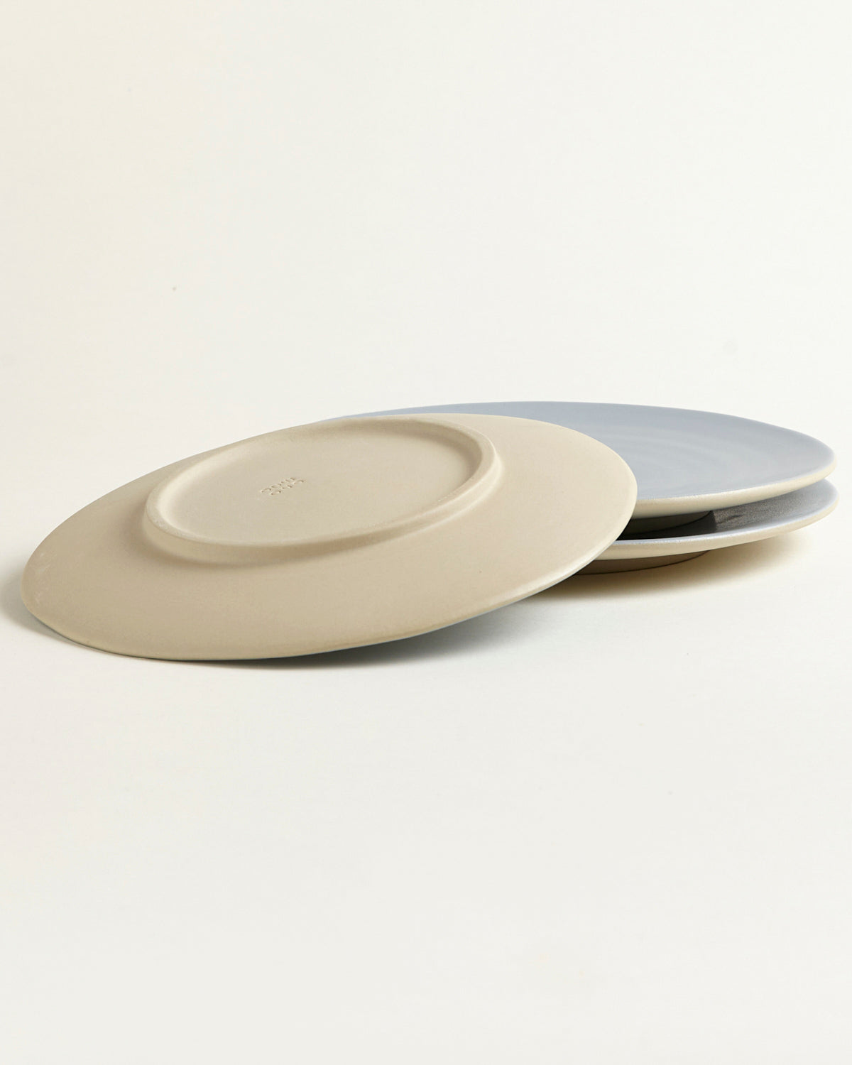 Large Plate - Dove Blue Inside