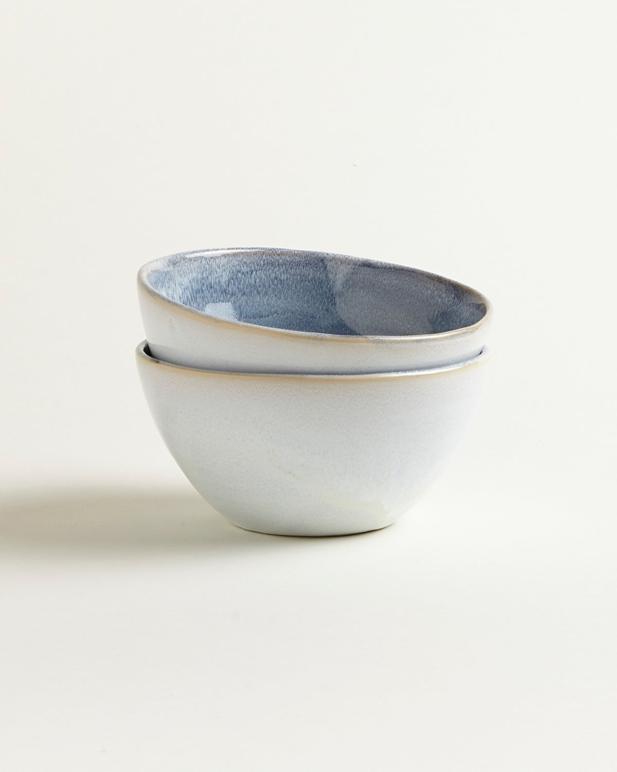 Small Bowl Traditional - Grey Blue Inside
